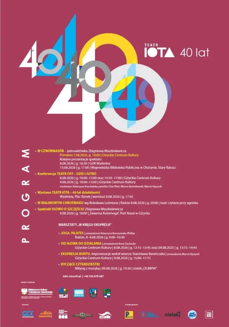 Jubileusz 40-lecia Teatru IOTA w Giżycku