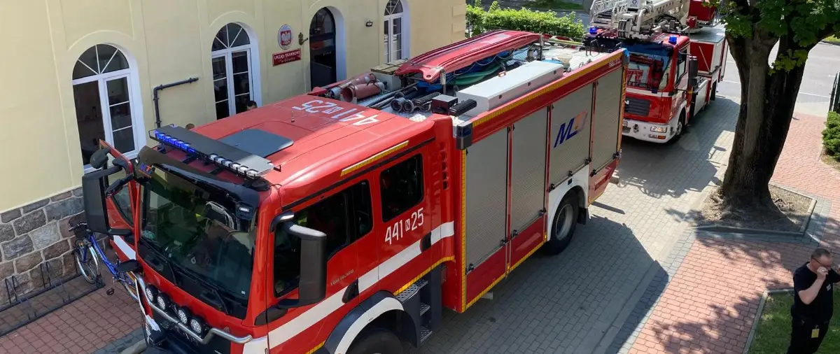 Ewakuacyjne ćwiczenia w Urzędzie Skarbowym w Giżycku