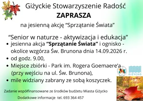 Akcja sprzątania świata dla Seniorów