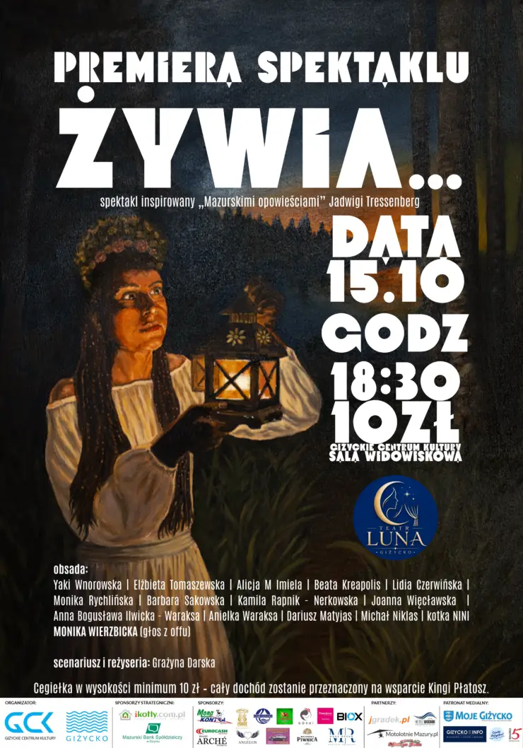 Premiera spektaklu „Żywia…” w Giżyckim Centrum Kultury