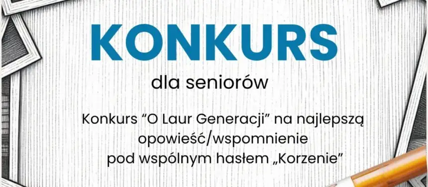 Konkurs literacki „O Laur Generacji”