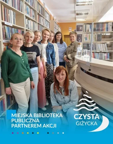 Biblioteka w Giżycku promuje zdrową wodę dla czytelników