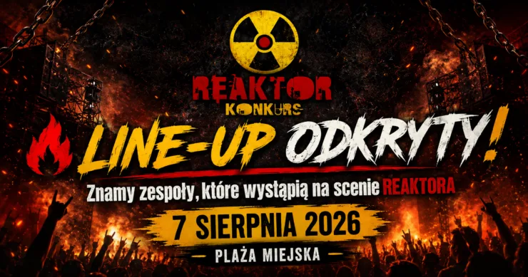 Zespoły zakwalifikowane do Konkursu Muzycznego REAKTOR 2026