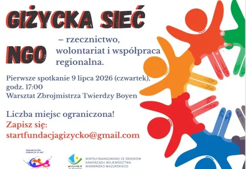 Giżycka Sieć NGO - wsparcie dla organizacji pozarządowych