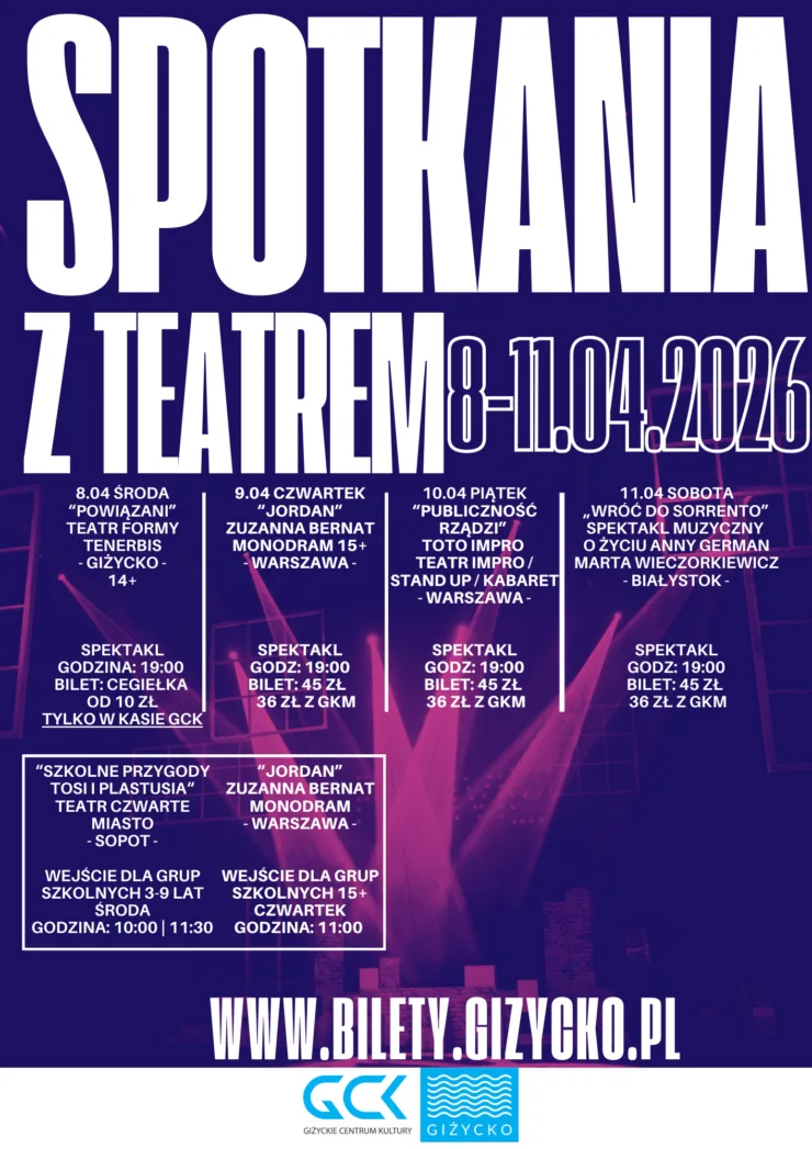 III Spotkania z Teatrem – 8-11 kwietnia 2026 r.
