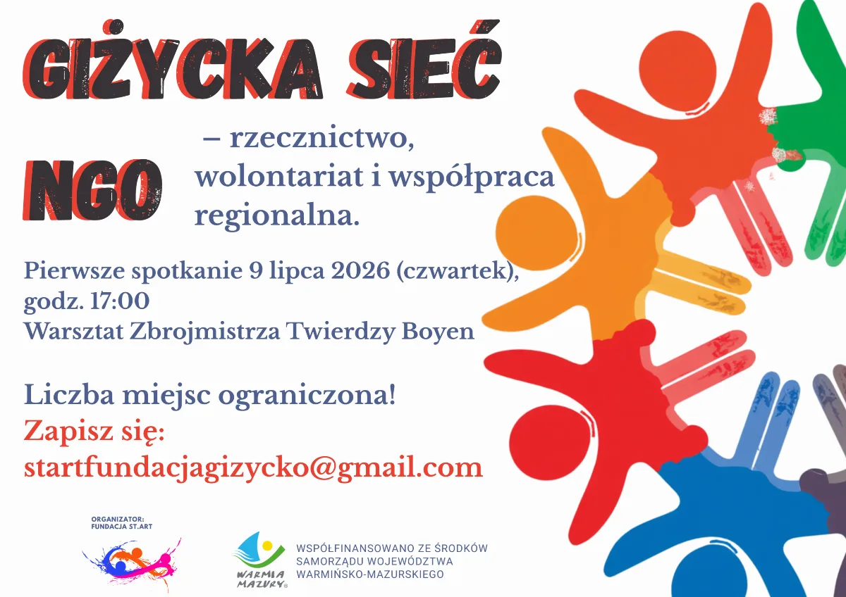 Giżycka Sieć NGO – inicjatywy w zakresie rzecznictwa i wolontariatu