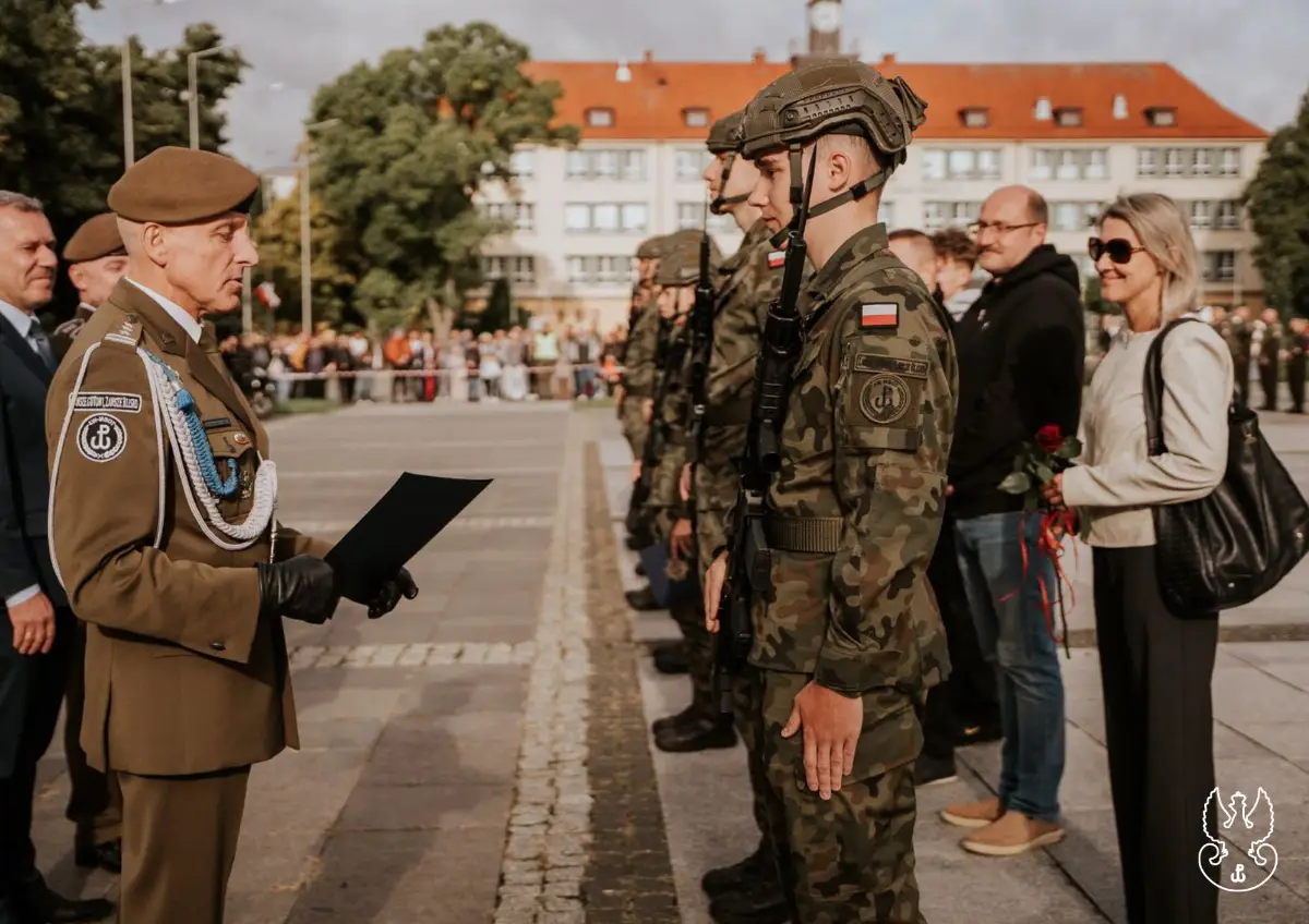 Ceremonia przysięgi wojskowej w 4 Warmińsko-Mazurskiej Brygadzie Obrony Pogranicza