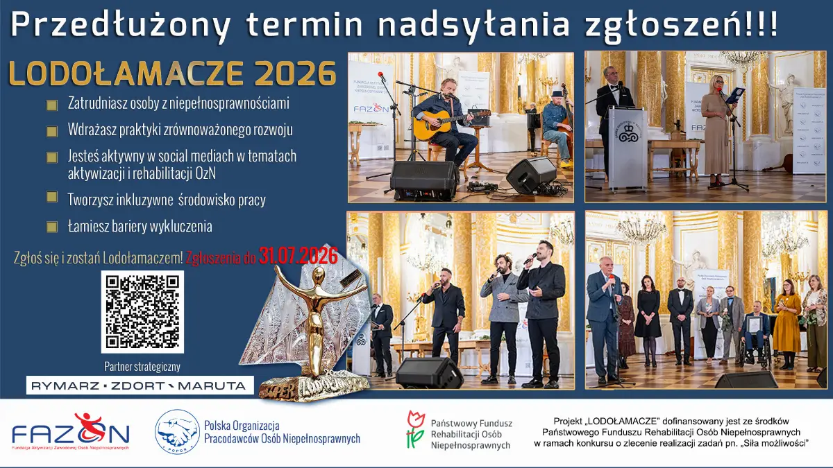 XXI edycja Konkursu „Lodołamacze” – nowy termin składania zgłoszeń do 31 lipca 2026 r.