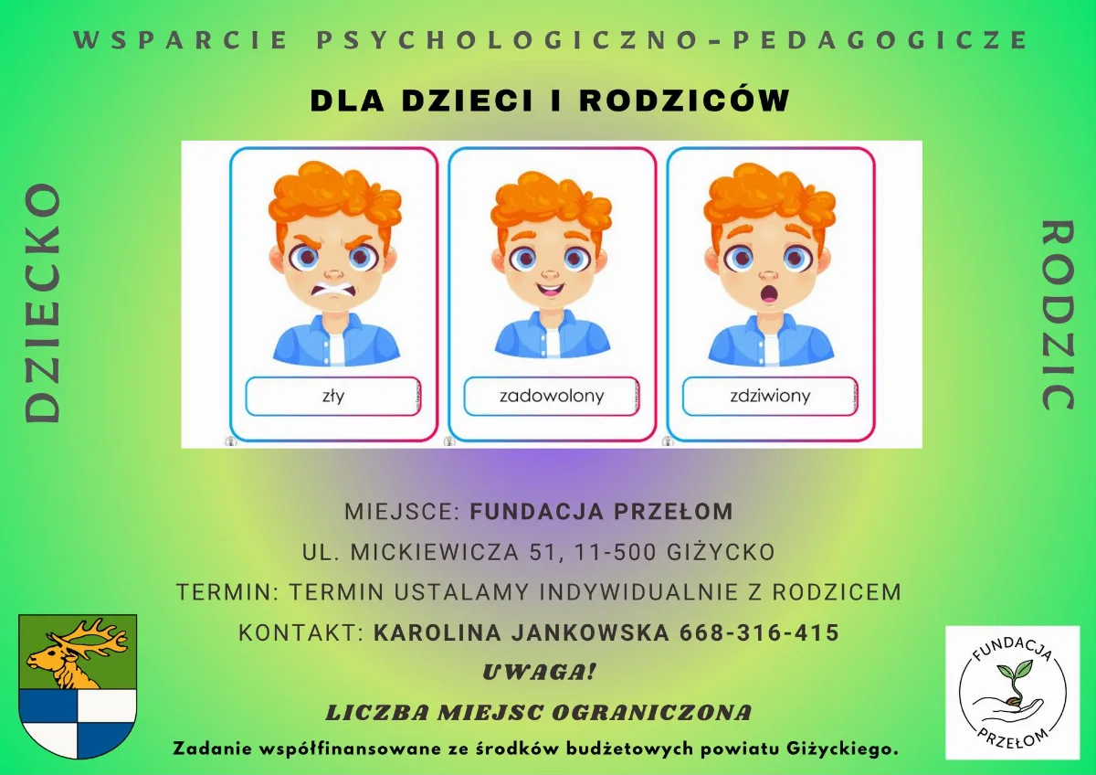 Nabór uczestników do projektu wsparcia psychologiczno-pedagogicznego