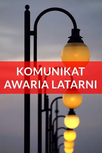 Awaria oświetlenia ulicznego w Giżycku