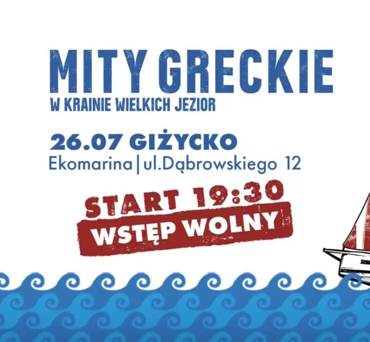 Spektakl 'Mity greckie w Krainie Wielkich Jezior' w Ekomarinie Giżycko