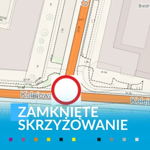 Zamknięcie skrzyżowania ulic Kolejowa i Unii Europejskiej