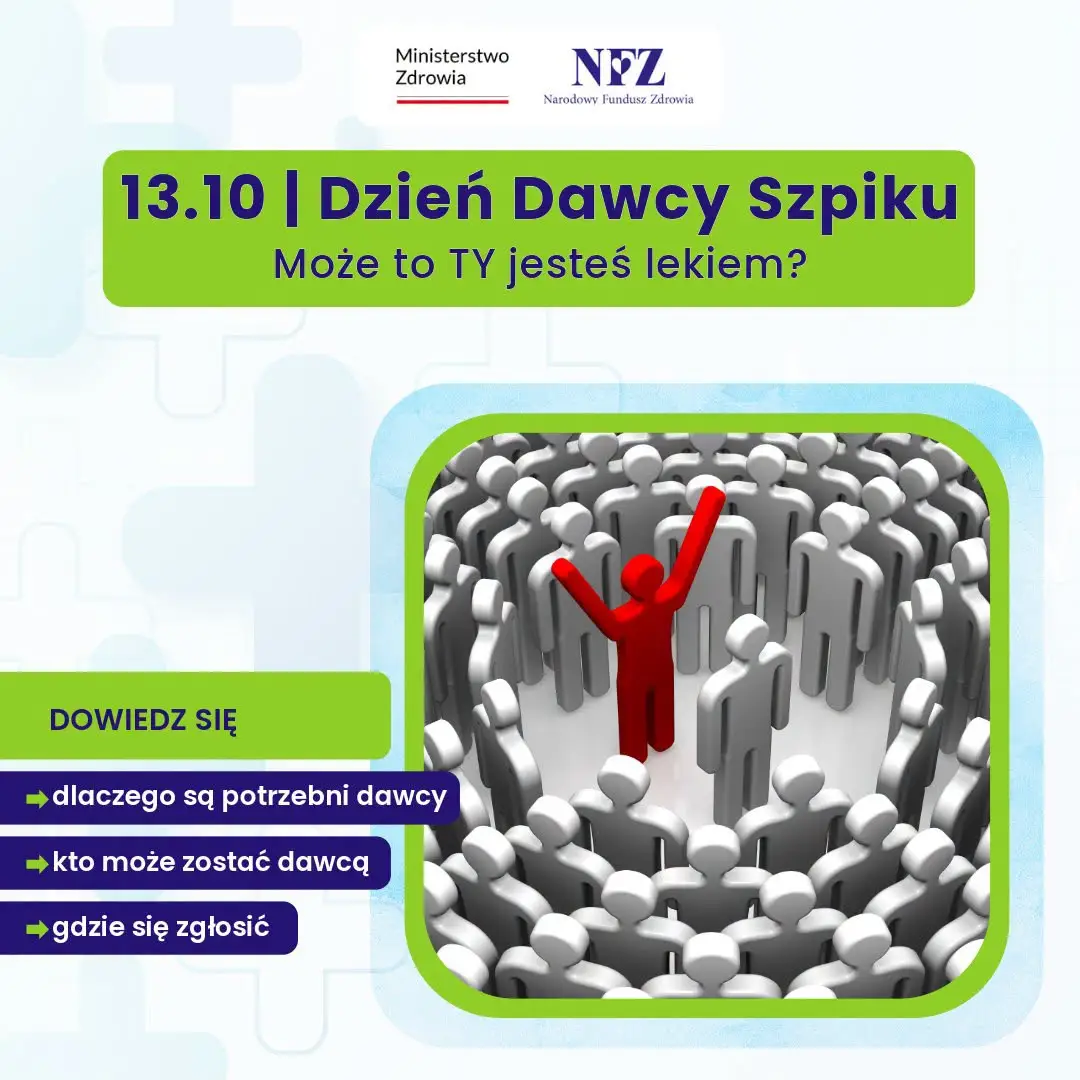 Dzień Dawcy Szpiku 13 października – Jak zostać dawcą?