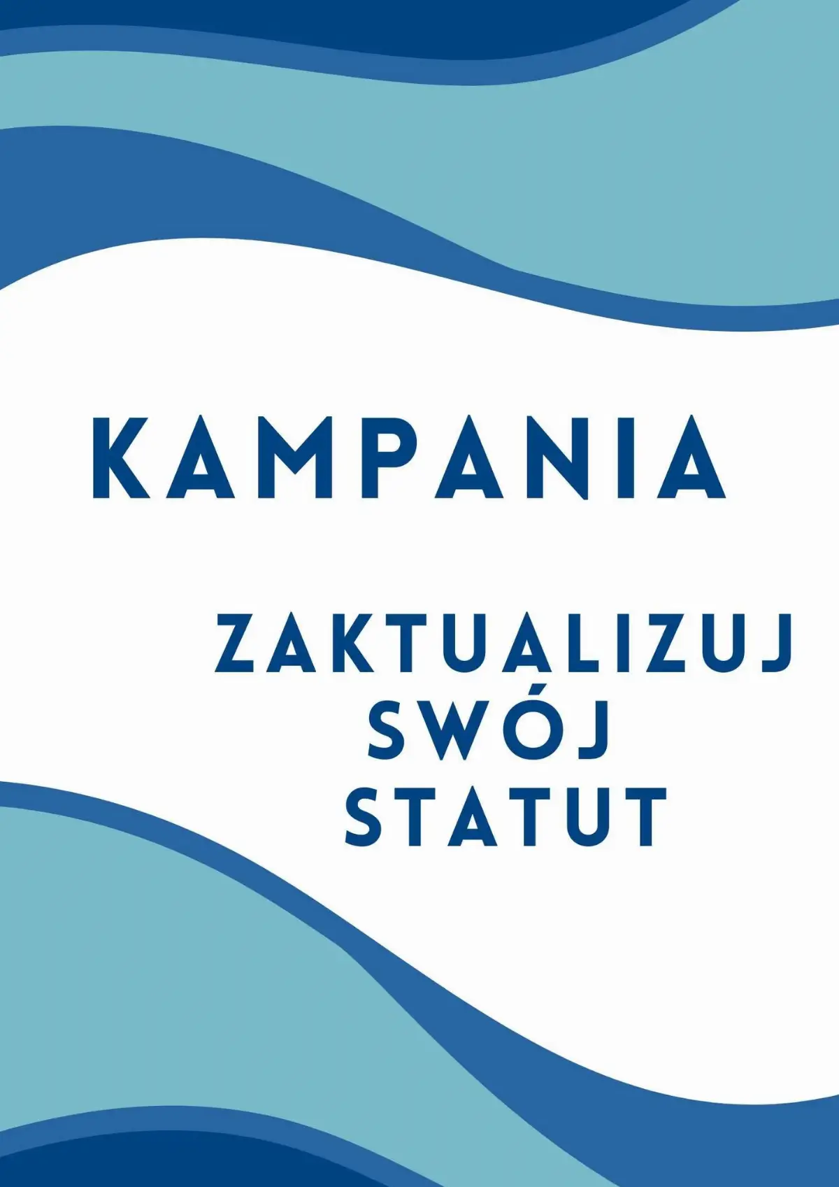 Kampania aktualizacji statutów organizacji pozarządowych