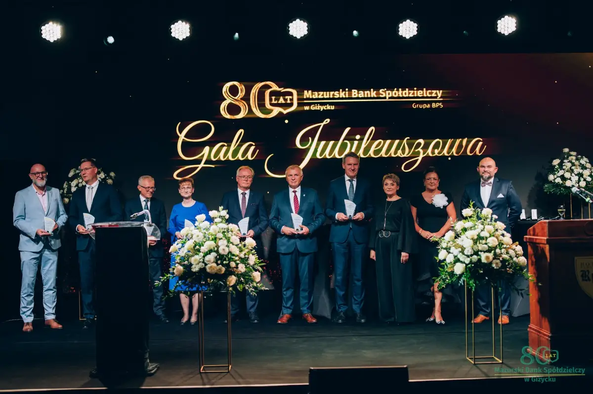 Jubileusz 80-lecia Mazurskiego Banku Spółdzielczego w Giżycku