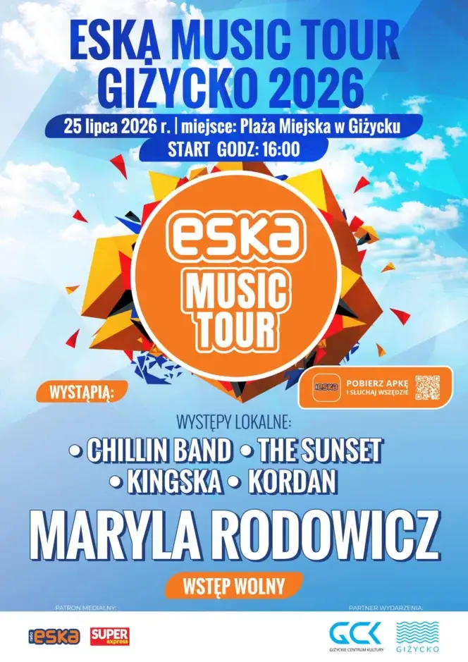 Koncert Maryli Rodowicz w Giżycku nad jeziorem Niegocin 25 lipca 2026 r.