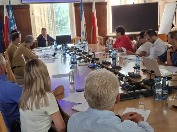Spotkanie dotyczące ochrony ludności i obrony cywilnej w Giżycku