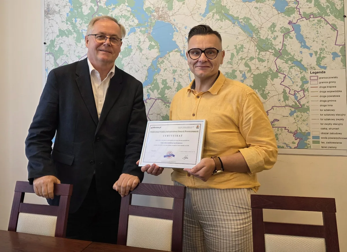 Powiat Giżycki z certyfikatem za cyfryzację administracji publicznej